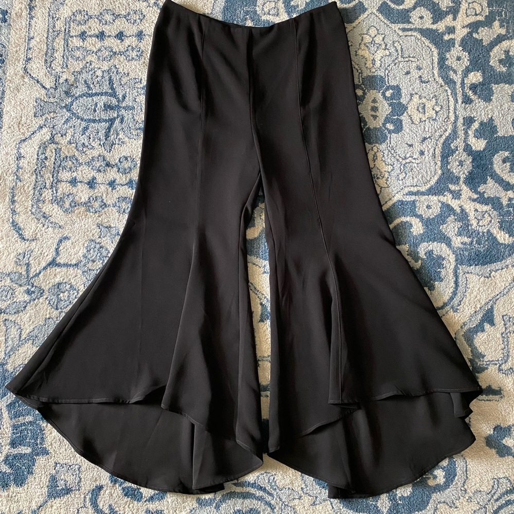 Anthropologie Black Flare Pants - Picture 4 of 10